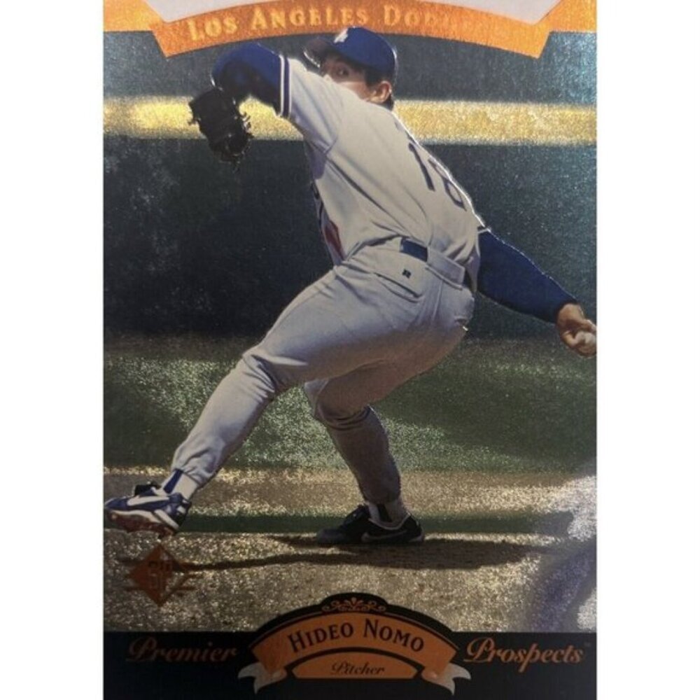 1995 Upper Deck SP Premier Prospects Hideo Nomo Rookie Card Dodgers Die Cut #14